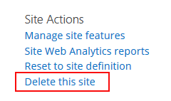 delete this site